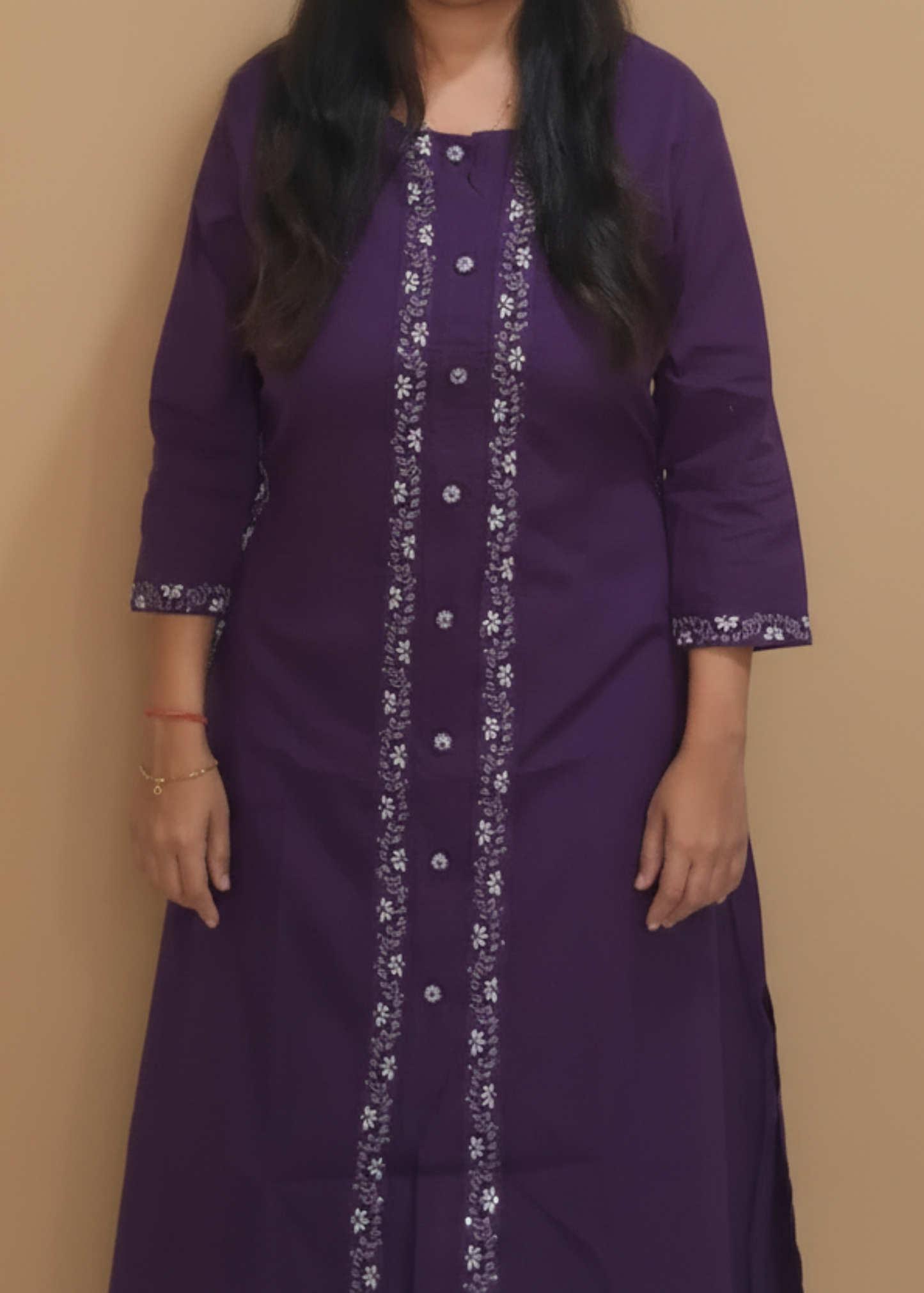 DARK PURPLE KAVERI KURTA SET