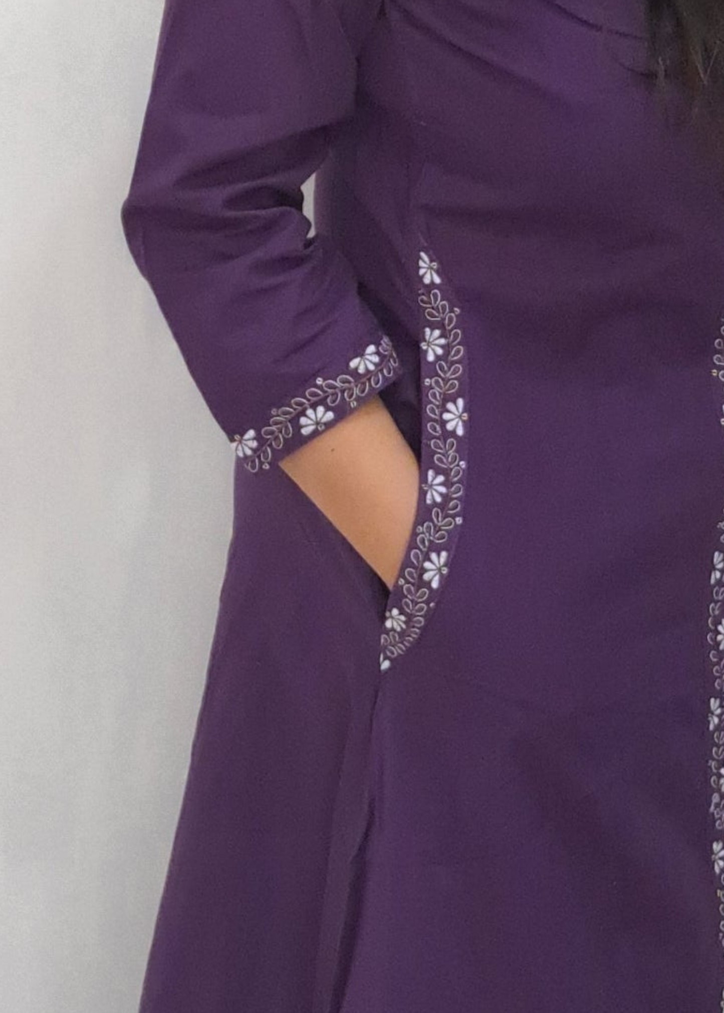 DARK PURPLE KAVERI KURTA SET