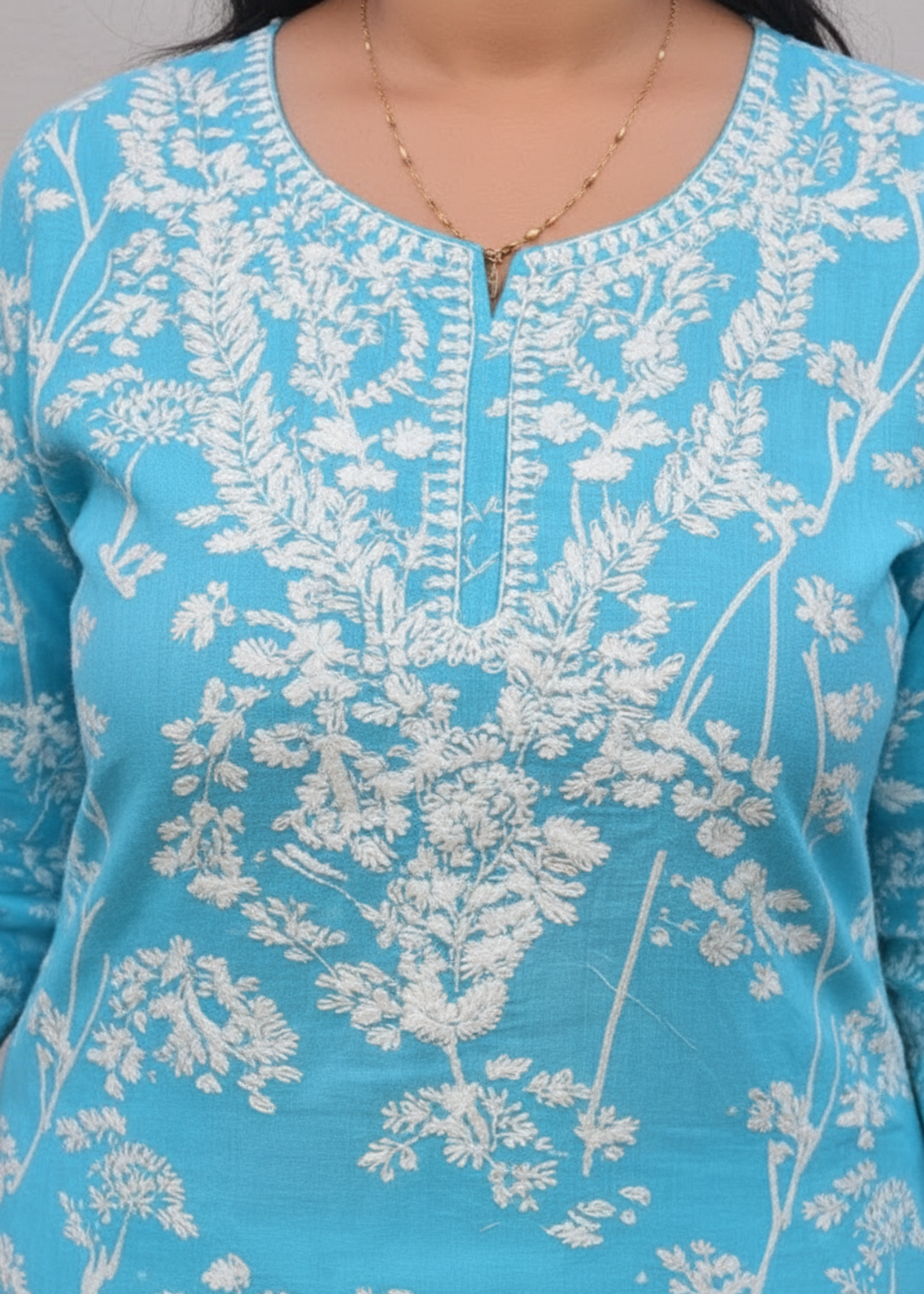BLUE NISHI COTTON KURTA SET