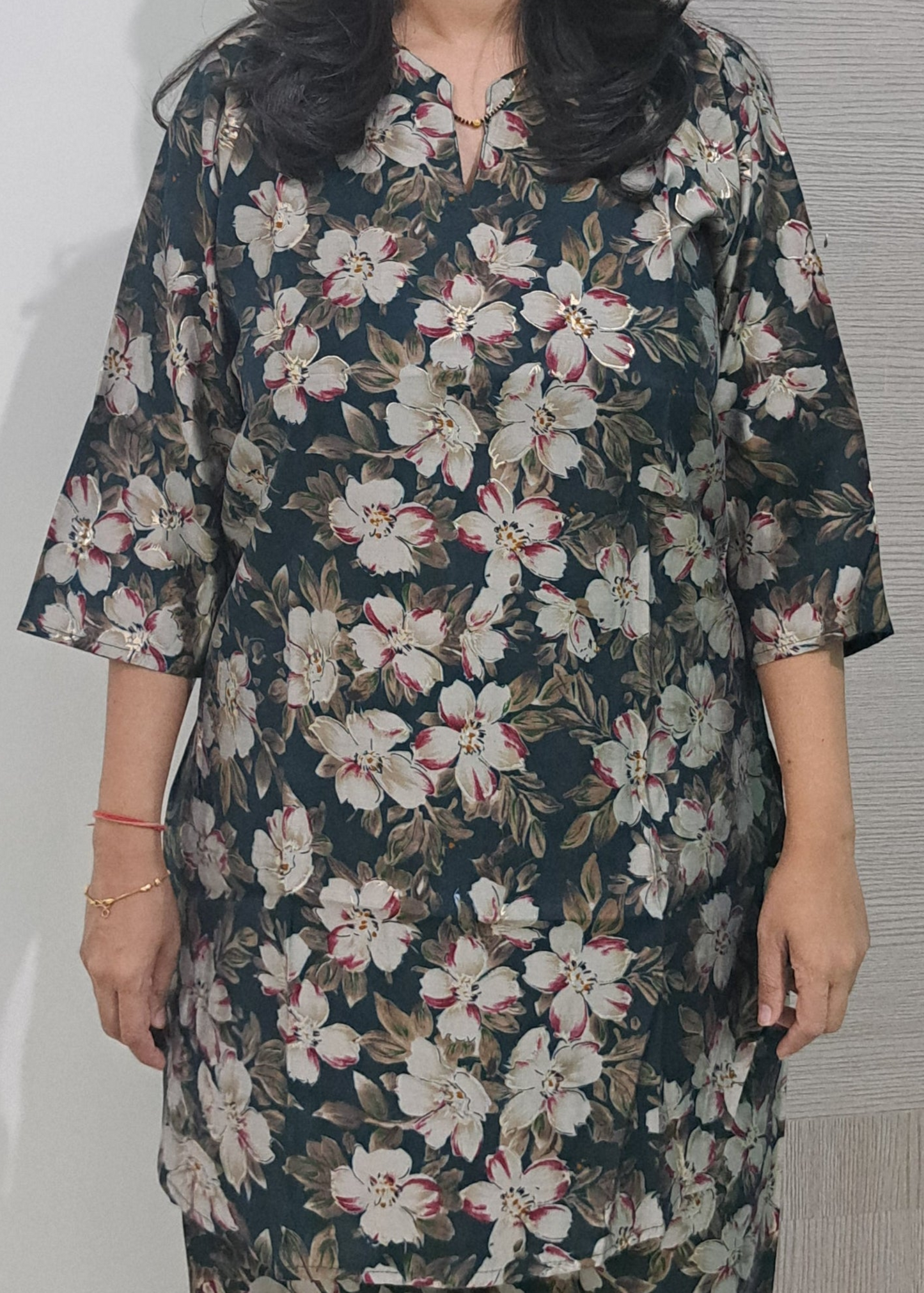 GREEN ZIVA SILK CO-ORD SET