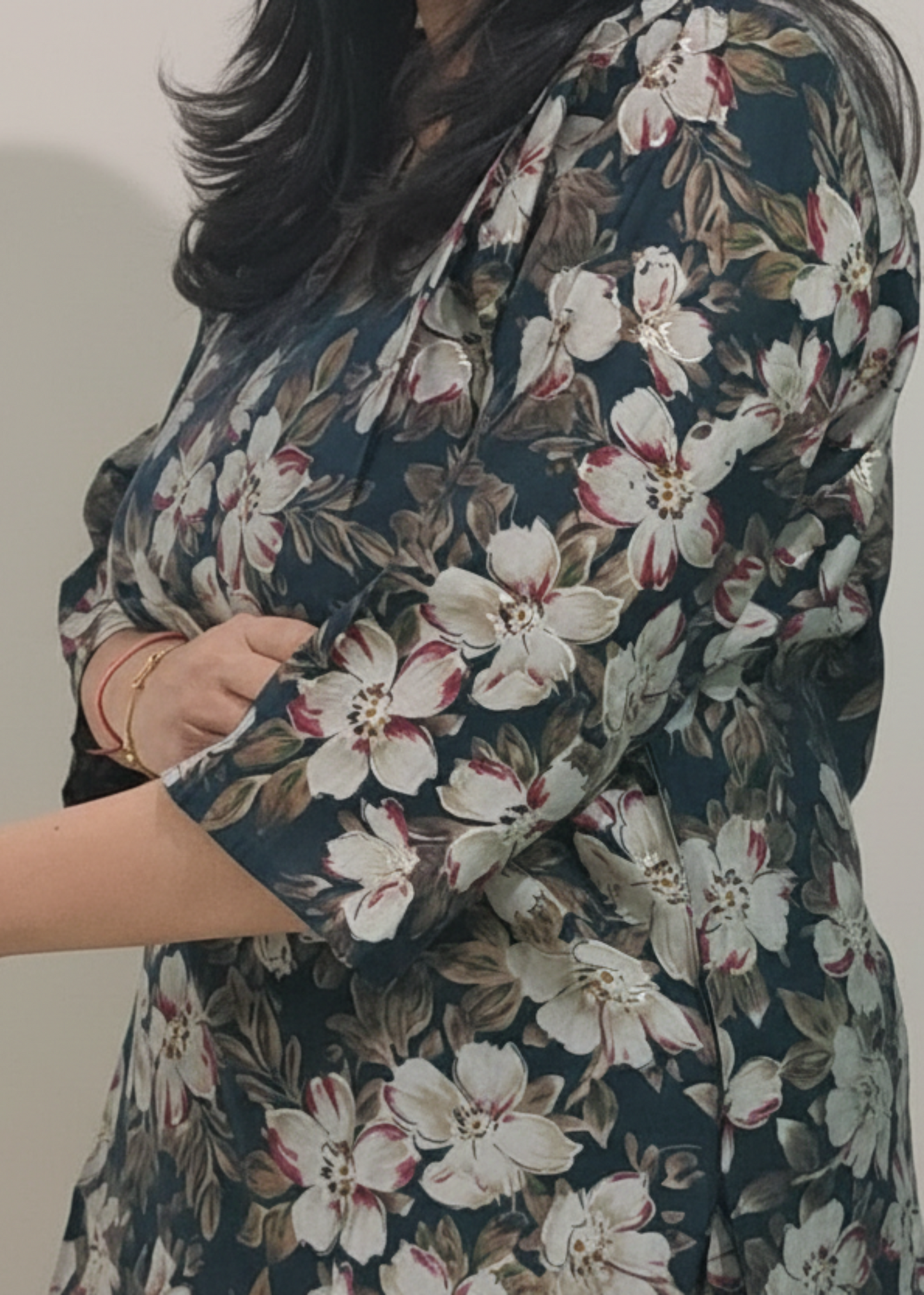 GREEN ZIVA SILK CO-ORD SET