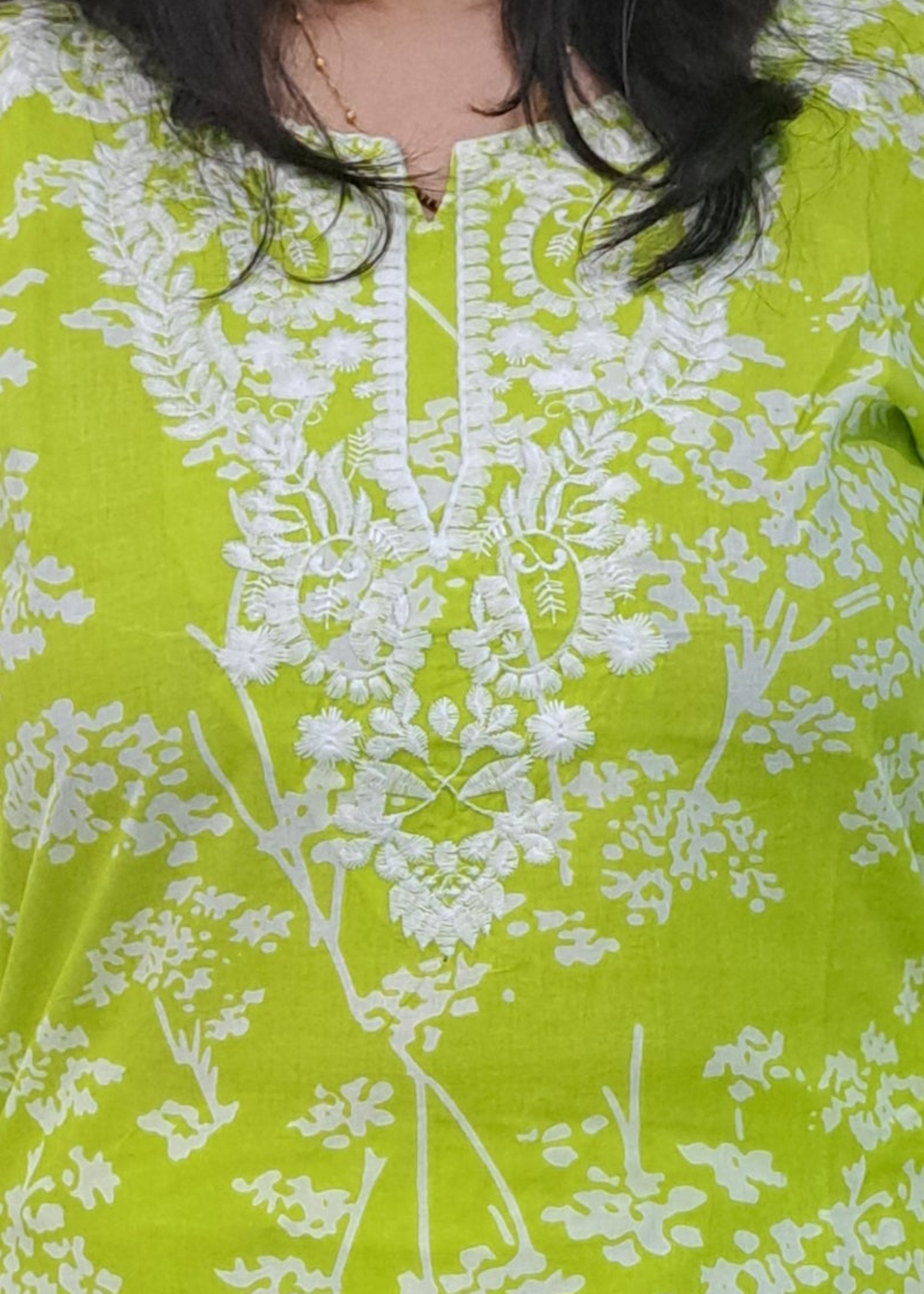 GREEN NISHI COTTON KURTA SET