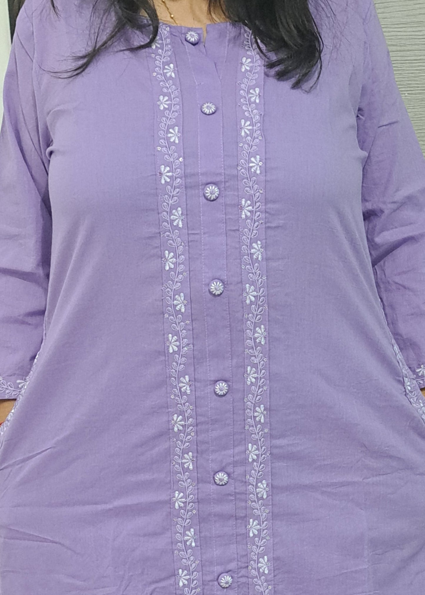 LIGHT PURPLE KAVERI KURTA SET