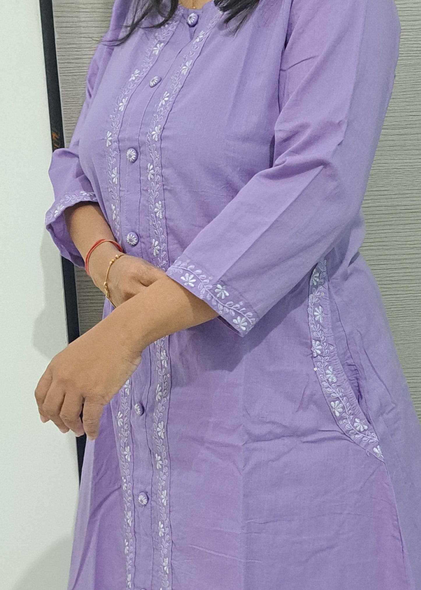 LIGHT PURPLE KAVERI KURTA SET